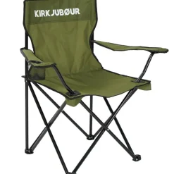 KIRKJUBØUR® "Njörd" Silla de camping caqui