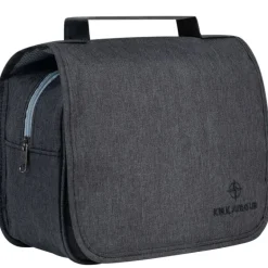 KIRKJUBØUR® "Rejser" Exterior Neceser para colgar negro