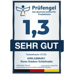 KIRKJUBØUR® "Roros" Colchoneta premium para exteriores verde