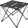 KIRKJUBØUR® "Solkatt" mesa de camping plegable negra