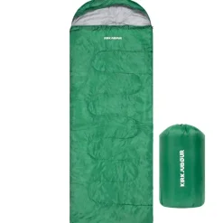 KIRKJUBØUR® "Søvn" Exterior Saco de dormir 220 x 75 cm 15 °C verde