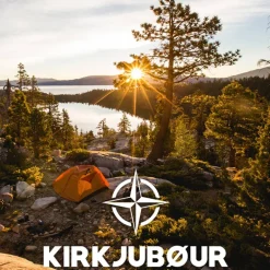 KIRKJUBØUR® "Vindr" 1 persona acampando Tienda de campaña verde