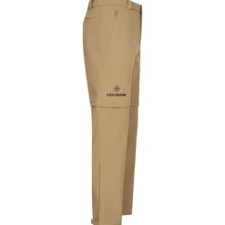 KIRKJUBØUR® Zip-Off Hombre 2 en 1 Pantalón de trekking Marrón