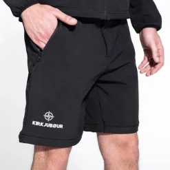 KIRKJUBØUR® Zip-Off Hombre 2 en 1 Pantalón de trekking negro