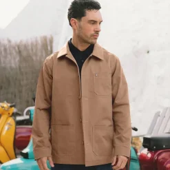 Lambretta Bergen Harrington Hombre Chaqueta LAMDS008-TAN