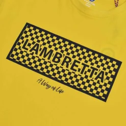 Lambretta Checker Box Hombre Camiseta SS1002-PASIÓN
