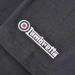 Lambretta Chest Stripe Hombre Camiseta SS0157-NVY