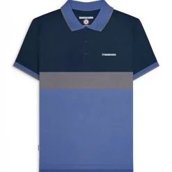 Lambretta Contrast Panel Hombre Polo SS1219-MARINO