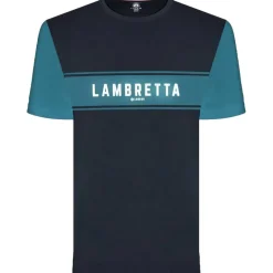 Lambretta Coral Hombre Camiseta SS9819-NVY/BLUCRL