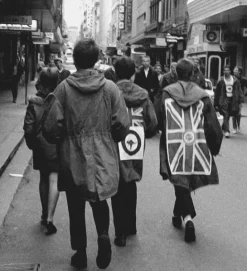 Lambretta Gingham Check Hombre Camisa de manga larga RWIS1384