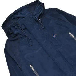 Lambretta Heaton Waterproof Hombre Parka Chaqueta LAM14-AZUL MARINO