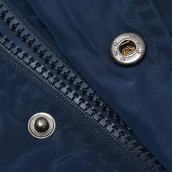 Lambretta Heaton Waterproof Hombre Parka Chaqueta LAM14-AZUL MARINO