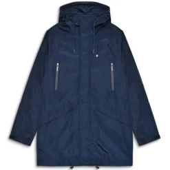 Lambretta Heaton Waterproof Hombre Parka Chaqueta LAM14-AZUL MARINO