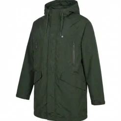 Lambretta Heaton Waterproof Hombre Parka Chaqueta LAM14-KHAKI