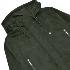 Lambretta Heaton Waterproof Hombre Parka Chaqueta LAM14-KHAKI