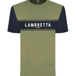 Lambretta Lichen Hombre Camiseta SS9819-LCNGRN/BLUGRP