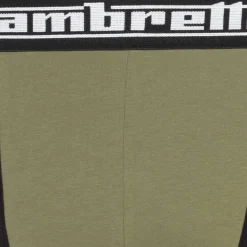 Lambretta Paisley Hombre Calzoncillos bóxer Pack de 3 SS1065-KHAKI/BLK