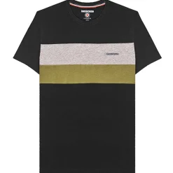 Lambretta Pannelled Tee Hombre Camiseta SS9036-BLK