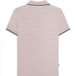 Lambretta Repeat Logo Hombre Polo SS1221-PLATA