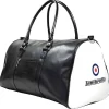 Lambretta Retro Sports Large Bag Bolso 28x49x25 T20064L-NEGRO/BLANCO