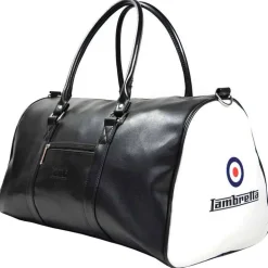 Lambretta Retro Sports Large Bag Bolso 28x49x25 T20064L-NEGRO/BLANCO