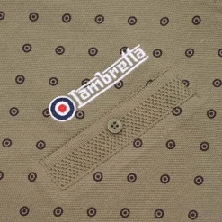 Lambretta Target Hombre Polo SS4299-KHK-JAVA