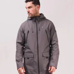 Lambretta Terrace Waterproof Hombre Parka Chaqueta SS7817-HIERRO