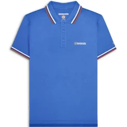 Lambretta Triple Tipped Hombre Polo SS1650-DK BL-W/SB/MR