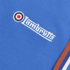 Lambretta Triple Tipped Hombre Polo SS1650-DK BL-W/SB/MR