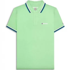 Lambretta Triple Tipped Hombre Polo SS1650-LT GRN W/N/DL