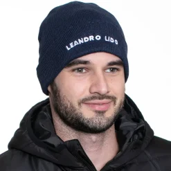 LEANDRO LIDO "Callata" Beanie Gorro de invierno azul marino