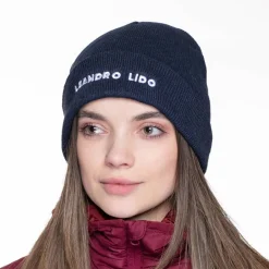 LEANDRO LIDO "Callata" Beanie Gorro de invierno azul marino