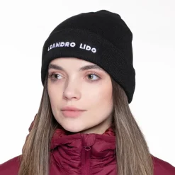 LEANDRO LIDO "Callata" Beanie Gorro de invierno negro