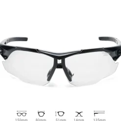 LEANDRO LIDO Challenger One Gafas de sol deportivas transparente