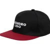 LEANDRO LIDO "No. 3" Snapback Gorra negro/rojo