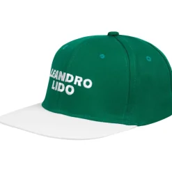 LEANDRO LIDO "No. 6" snapback Gorra verde/blanco