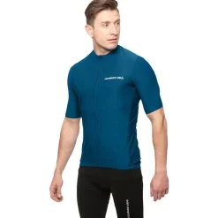 LEANDRO LIDO "Portofino" Hombre Maillot de ciclismo de manga corta azul