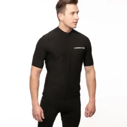 LEANDRO LIDO "Portofino" Hombre Maillot de ciclismo de manga corta negro