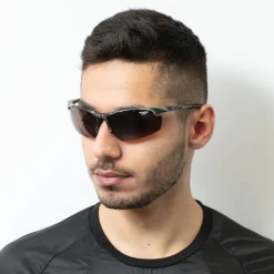 LEANDRO LIDO Power Gafas de sol deportivas camuflaje/marrón