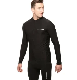 LEANDRO LIDO "Procida" Hombre Maillot de ciclismo de manga larga negro