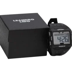 LEANDRO LIDO "Sterpeto" Unisex Reloj deportivo con manchas negras