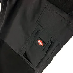 Lee Cooper Funda Pocket Workwear Hombre Pantalón de trabajo negro LCPNT216-BLK