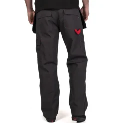Lee Cooper Funda Pocket Workwear Hombre Pantalón de trabajo gris-negro LCPNT216-GRY-BLK