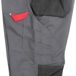 Lee Cooper Funda Pocket Workwear Hombre Pantalón de trabajo gris-negro LCPNT216-GRY-BLK