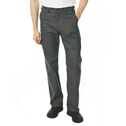 Lee Cooper Hombre Pantalón de trabajo cargo gris LCPNT205-GRY