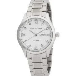 Lobstein & Söhne ® "Leopold" Reloj plateado/blanco