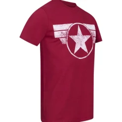 Logotipo del Capitán América MARVEL Hombre Camiseta FAMTS956ACR
