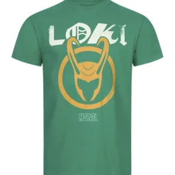 Loki Laufenyson Marvel Cómics Emblem Hombre Camiseta FCMTS071KEL