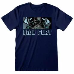 Los Vengadores de Marvel Nick Fury Hombre Camiseta AVE03711TSC