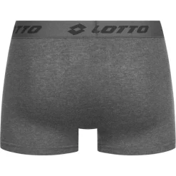 Lotto Retro Hombre Calzoncillos bóxer Pack de 3 gris MBXX1002NET-GREY
